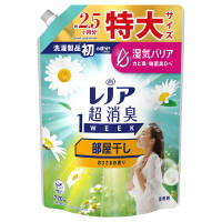 超消臭1WEEK 柔軟剤 部屋干し / 詰め替え / 770ml / おひさまの香り