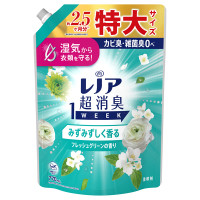 超消臭1WEEK 柔軟剤 / 詰め替え / 770ml / みずみずしく香るフレッシュグリーンの香り