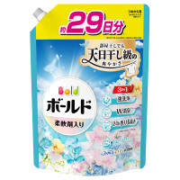 柔軟剤入り 洗濯洗剤 液体 / 詰め替え / 690g / 爽やかおひさまとフレッシュサボンの香り
