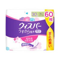 うすさら吸水 女性用 軽度尿ケア製品 / 60枚 (30cc 22cm) / さわやかな香り