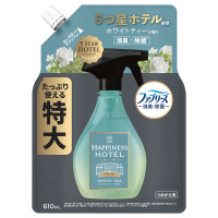 消臭・除菌 5つ星ホテル推奨 衣類・布製品消臭剤 HAPPINESS HOTEL / 詰め替え / 610ml / ホワイトティーの香り