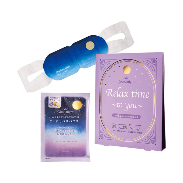 アンドグッドナイトサンクスミニギフト(リラックスタイム) / 35g、1個 / スリーピーラベンダー アンドグッドナイトサンクスミニギフト(リラックスタイム) / 35g、1個 / スリーピーラベンダー