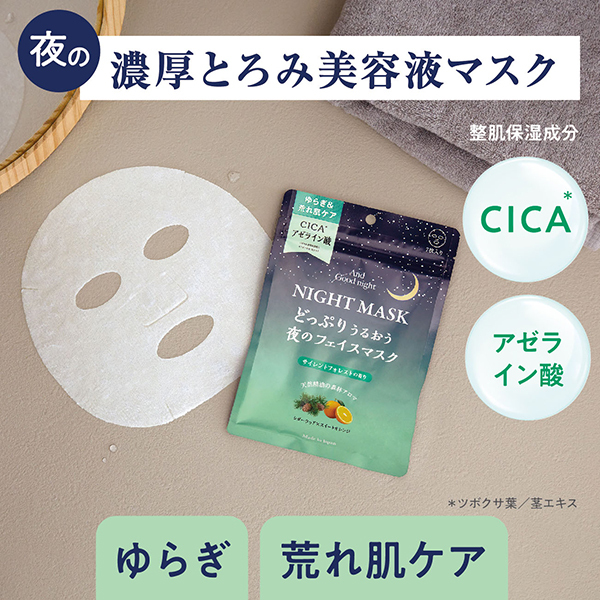 アンドグッドナイト夜のフェイスマスク / Beauwell(フェイス用シート