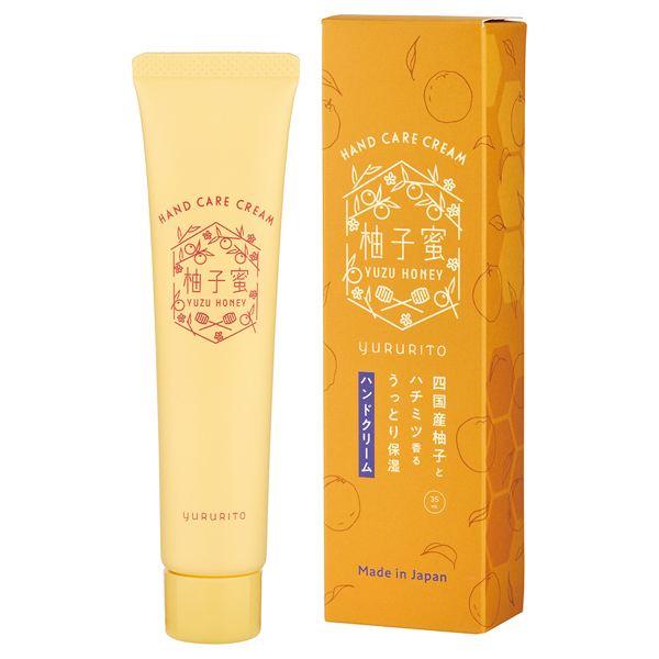 柚子蜜うっとりハンドケアクリーム / 35mL / ほんのり甘く爽やかな柚子と蜂蜜の香り