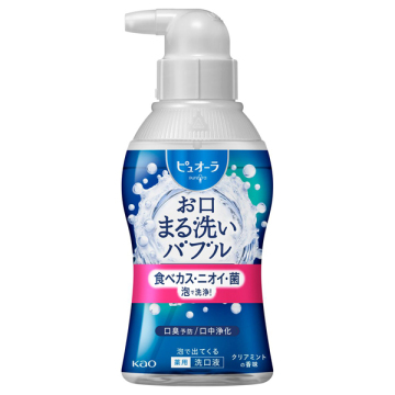 泡で出てくる洗口液 クリアミント