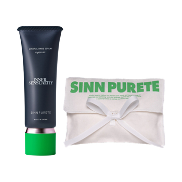 マインドフル ハンドセラム インナーセンシャリティ・コットンポーチ(グリーン)セット