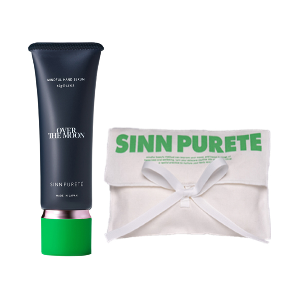 マインドフル ハンドセラム オーバーザムーン・コットンポーチ(グリーン)セット / 45g、1個