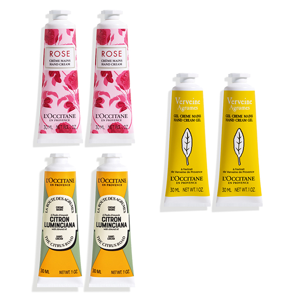 ハンドクリームアソート 6個セット / 30mL×2、30mL×2、30mL×2