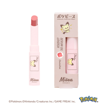 ポケピース meets Mitea ORGANICセラムオイルリップスティック