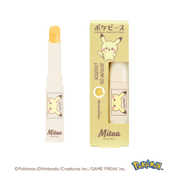 ポケピース meets Mitea ORGANICセラムオイルリップスティック
