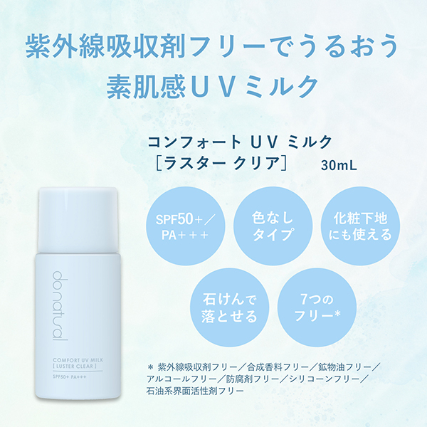 コンフォート UV ミルク [ラスター クリア] N / ドゥーナチュラル