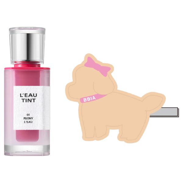 L'EAU TINT & PUPPY HAIR CLIP SET / 05 ピオニー・ロー / 4.5g、1個