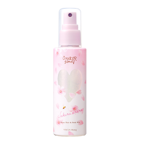 ワンダーハニー きらめきヘア&ボディフレグランスミスト / 70mL / サクラウララの香り