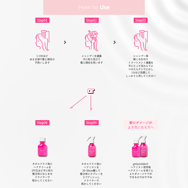 へあくりーむ / キヨプタ(トリートメントヘアミルク, シャンプー