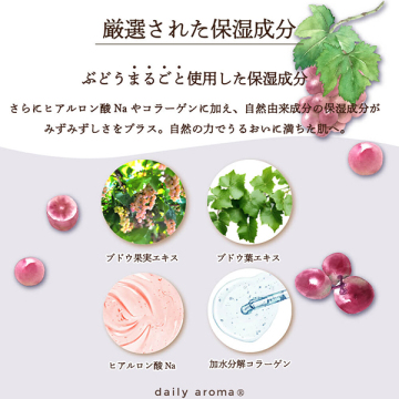 富士山ぶどう ～巨峰の香り～ フェイスマスク 05