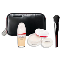 SHISEIDO 資生堂 エッセンススキングロウファンデーション 下地 ブラシ ブラシポーチキット(エッセンス スキングロウ ファンデーション130&