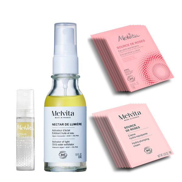 ネクターデルミエール アクティベーターオイルウォーター サシェセット / 50mL、7.5mL、1mL×7、1mL×7 / フレッシュなグレープフルーツの香り / さらさら、しっとり