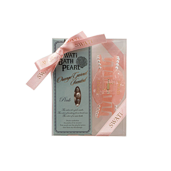 BATH PEARL & HAIR ACCESSORY / PINK / 10g、1個