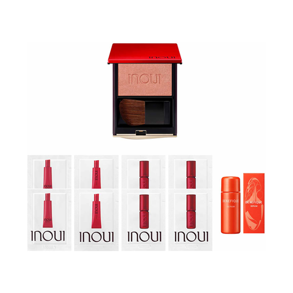 チークキット(02) / 4.9g、0.3g×2包、0.3g×2包、0.2ml×2包、0.2ml×2包、 8ml