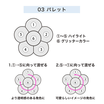 【数量限定】チアリー カラーズ フォー フェイス 03