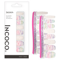 【限定品】インココ貼るマニュキュアシート / スカイ キャンディ / 8サイズ×2シート