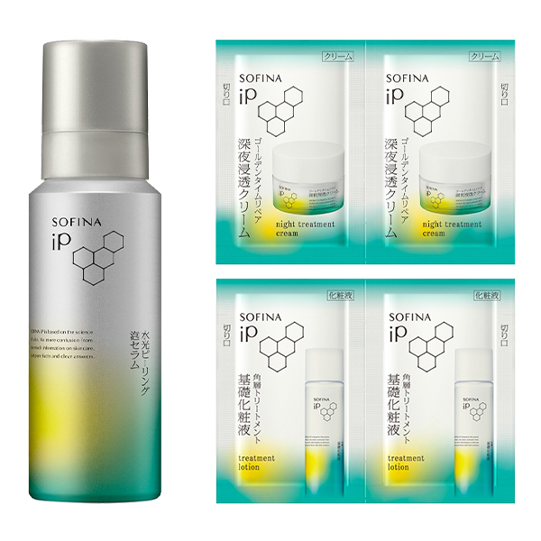 【数量限定】水光ピーリング泡セラムセット / 120g、1.2mL×2、0.6g×2