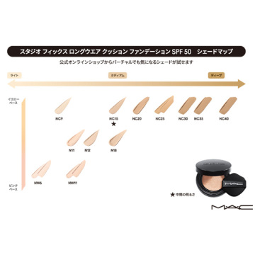 スタジオ フィックス ロングウエア クッション ファンデーション SPF 50 03