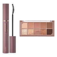 ロングラッシュカーリングマスカラ01BL&ショールモーメント アイシャドウパレット01セット / 10g、7g×10種