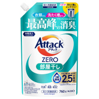 アタックZERO 部屋干し / つめかえ用 / 760g / サンシャインブリーズの香り(微香)
