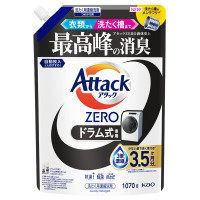 アタックZERO ドラム式専用 / つめかえ用 / 1070g / リーフィブリーズの香り(微香)