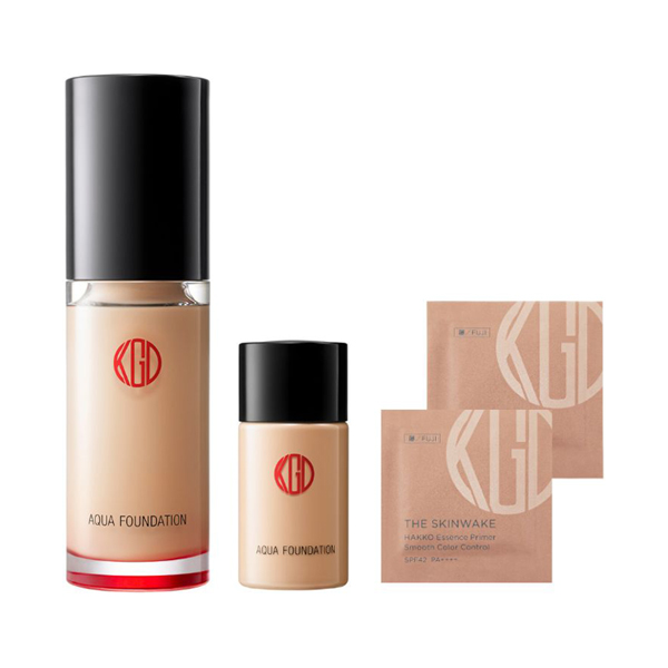 アクアファンデーション 増量セット / SPF25 / PA++ / 013(ピンクオークル/標準色) / 30mL、10mL、0.3mL×2 / 限定品