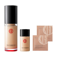 アクアファンデーション 増量セット / SPF25 / PA++ / 限定品 / 002(ピンクオークル/明るめ) / 30mL、10mL、0.3mL×2