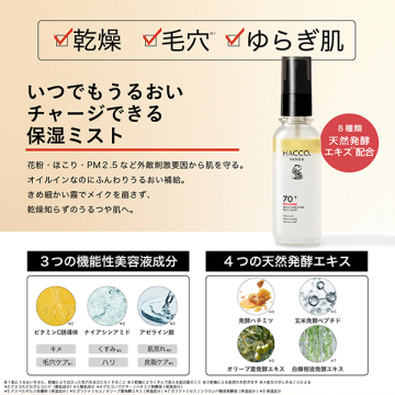 メイクの上から発酵保湿ミストN 04