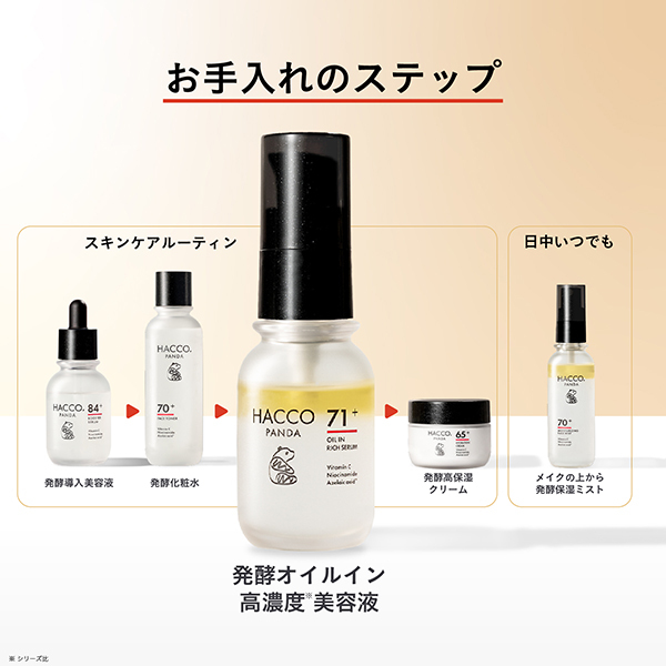 発酵オイルイン高濃度美容液N / HACCO.PANDA(美容液, スキンケア・基礎