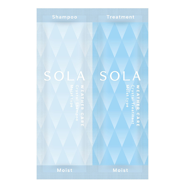 クリスタル モイストタイプ シャンプー&ヘアトリートメント 2連お試し / 10ml、10g / ピュアローズサニーの香り