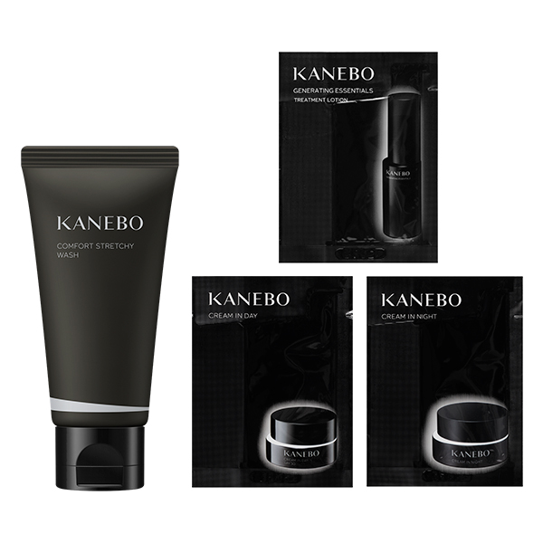 カネボウ コンフォートストレッチィウォッシュII お試しセット / 55g、0.5g、0.5g、2ml