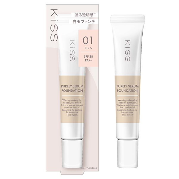 ピュアリー セラムファンデーション / 01シェル / 24g