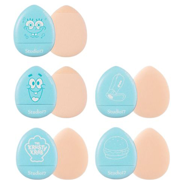 スポンジボブ ブラシフィンガーフィットパフ