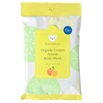 オーガニックコットン アロマ ボディーシート