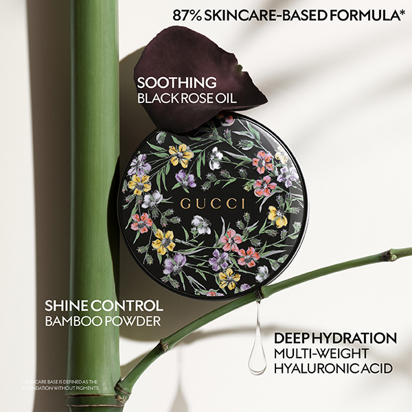 GUCCI 花柄クッションファンデーションケース グッチ ドゥ クッション