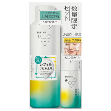 土台美容液 レフィル180G+泡洗顔ミニ 02