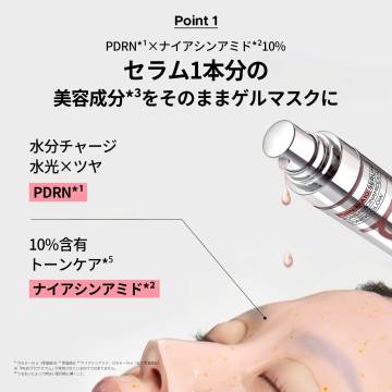 PDRN-NIA10セラム メガショット ゲルマスク4+1 02