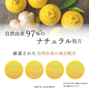 国産柑橘 柚子ジンジャー ハンドクリーム 03