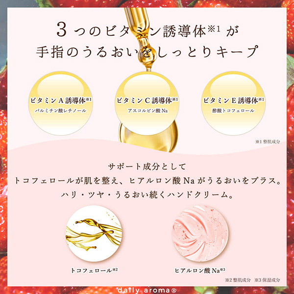 いちご ハンドクリームDA / デイリーアロマ(ハンドクリーム, ボディ