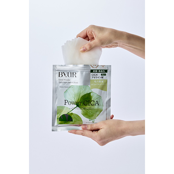 スージンググリーン デイリーアクアセラムマスク V1 / ByUR(フェイス用