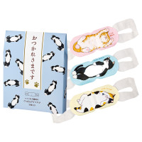 ネコのきもち ホットアイマスクアソート(おつかれさまです) / 3枚入り