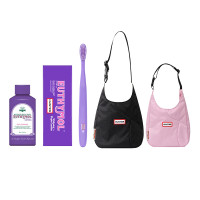 ホワイトパープルホーボーバッグセット(ハンター) / 106g、1本、90ml、1個