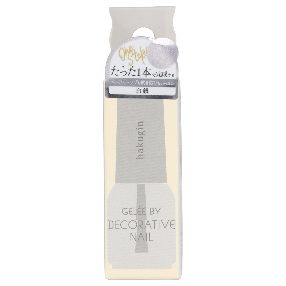 Gelee by Decorative Nail / hakugin(白銀) / 5g