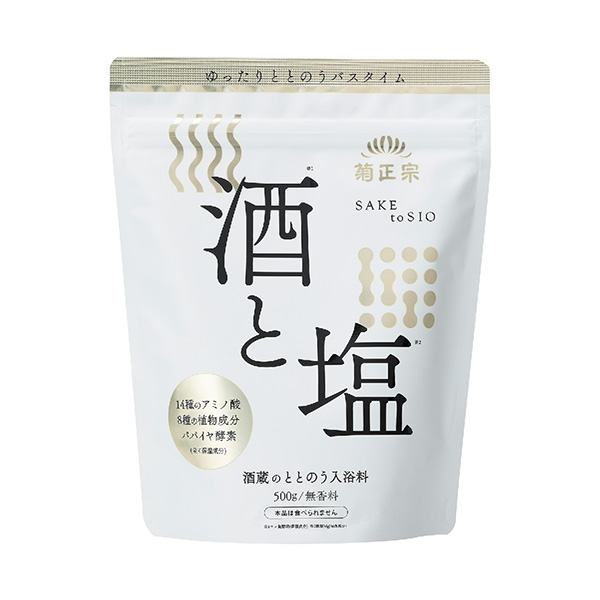 酒蔵のととのう入浴料 酒と塩 / 500g / 本体 / 無香料