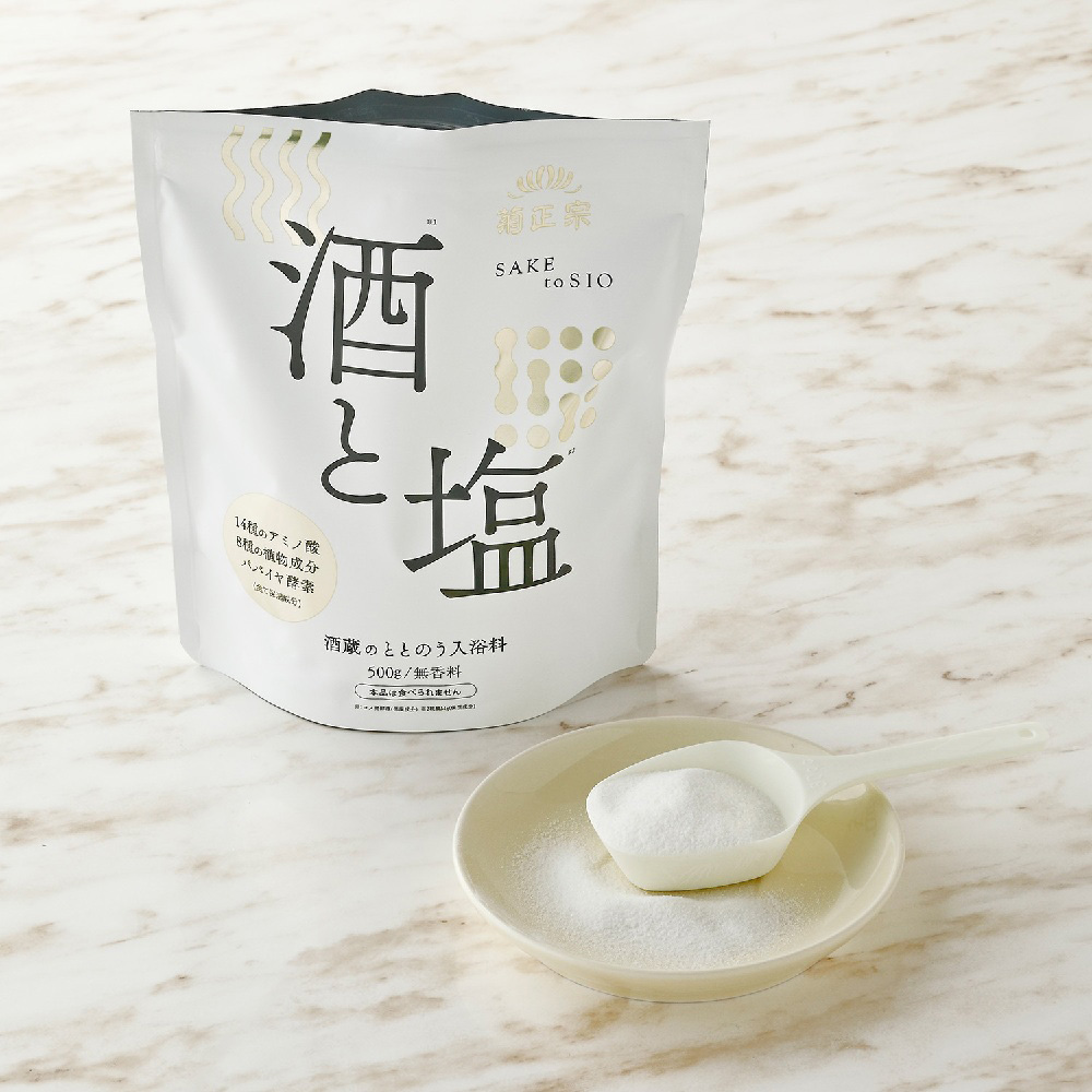 酒蔵のととのう入浴料 酒と塩 / 500g / 本体 / 無香料 1